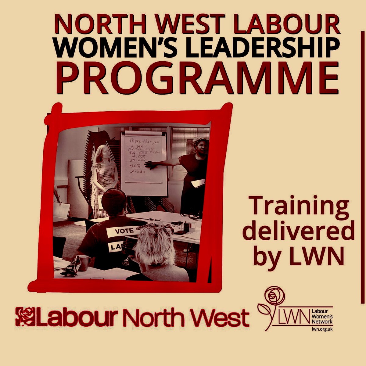 Calling all @LabourNorthWest sisters! Why not apply to invest in yourself this weekend? The first ever North West Labour Women's Leadership Programme is open for applications. Boost your political future!🌹 Deadline midnight Sunday. For all info visit: lwn.org.uk/nw_women_in_le…
