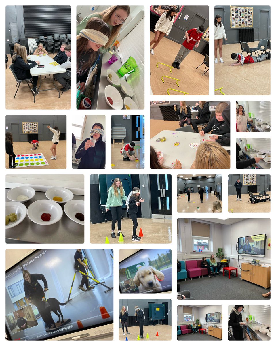 Wednesday was International Guide Dog Day. Tonight, TGIF at Airdrie discussed the discrimination & difficulties that partially sighted people face daily, learned how guide dogs were trained and used all 5 senses in games and activities. #youthworkchangeslives