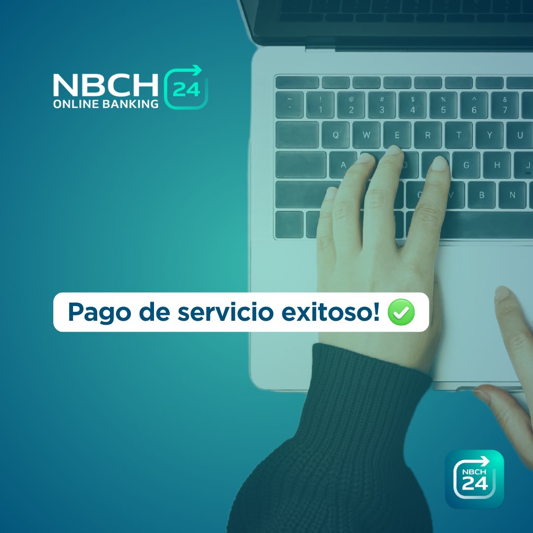 Pagá todos tus servicios en Online Banking 💻📱
Disfrutá de todas tus operaciones en un solo lugar
+ Simple y Rápido
-
🔄Gestioná tus finanzas pero también tu tiempo!
📱Fácil, seguro y confidencial.
-
#OnlineBanking 
#NBCH Este es tu Banco.