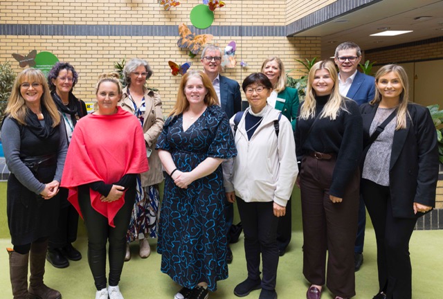 A  very successful visit at the Hospital today, from a delegation representing the International Conference of Integrated care.
 @IFICInfo #ICIC24  @HSECHO7 @tcddublin