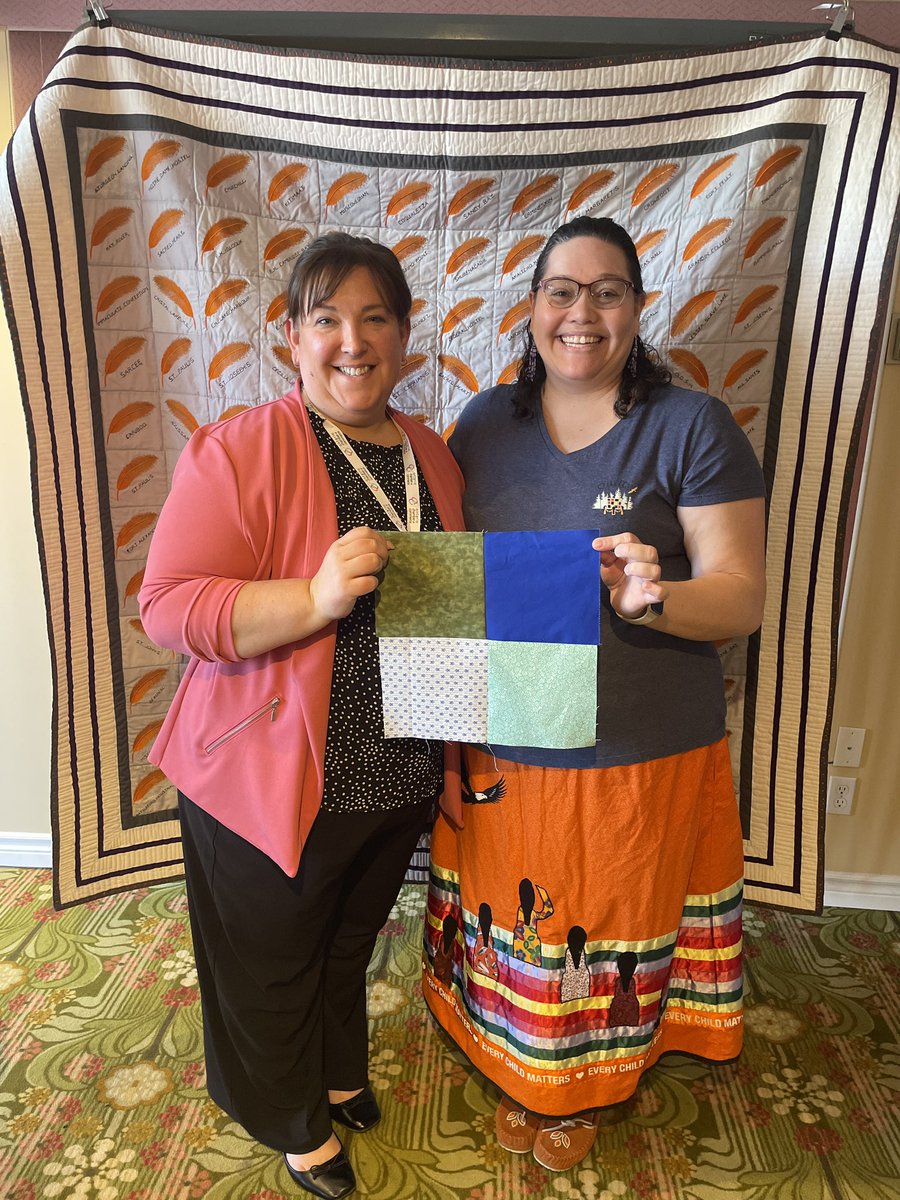 Unique element of the #OCCAGM2024 - allowing representatives to sew squares for <a href="/Quilt4Survivors/">Quilts For Survivors</a> 

Enjoyed taking part in and learning about this initiative to make quilts for residential school survivors.  

<a href="/OntarioCofC/">Ontario Chamber</a> <a href="/WERCofC/">Windsor Essex Chamber of Commerce</a>