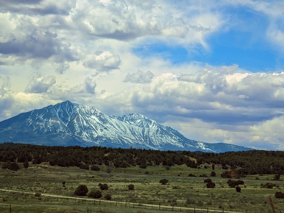 Spanish Peaks looking good in southern Colorado! #cowx