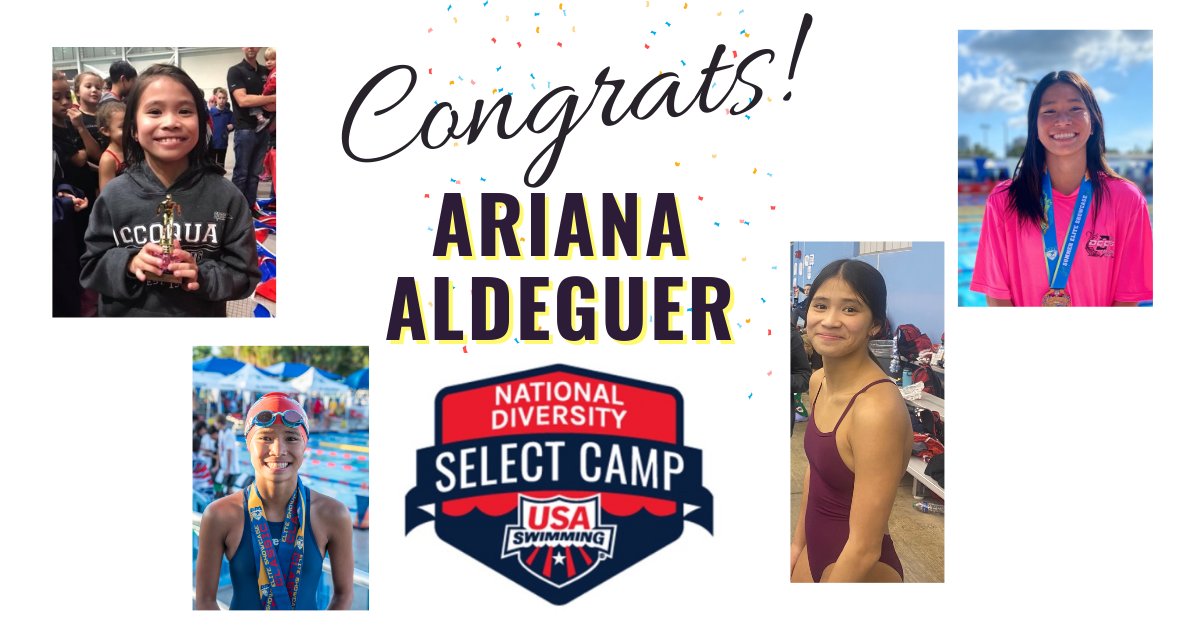 Congrats, Ariana, on making the 2024 National Diversity Select Camp! Well done!
swimswam.com/usa-swimming-u…
#InclusionInSwimming #OccsProud