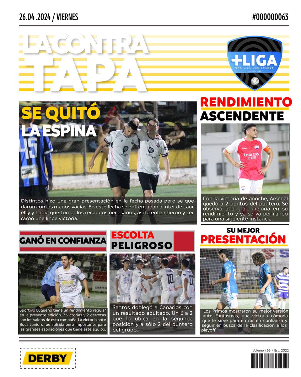 Los principales titulares de la cuarta fecha llegan a ustedes a través de una nueva edición de #LaTapa de La Liga 📰⚽⚡

¿Cómo les fue? 🧐
#UnaLigaMásGrande