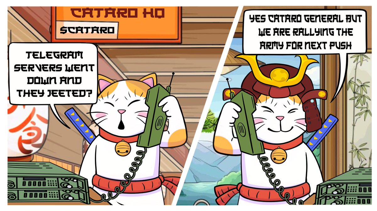 $CATARO army report into Telegram today and lead the rally against jeets together! 

t.me/catarocoin