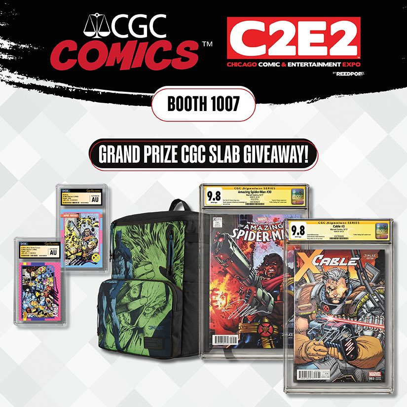 Let’s go! 👏 Our team is here at @c2e2 ready to accept submissions and open up some sweet opportunities for free gear and exclusive signings thanks to @CGCSigSeries. With that said, if you're not going to be at booth #1007, then what the heck are you doing?! 🏙️