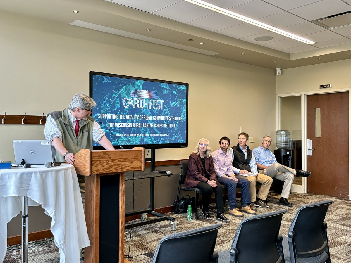 CALS Dean Glenda Gillaspy is a panelist on today’s Earth Fest event discussing the Wisconsin Rural Partnerships Institute and its mission. #UWRuralPartnership @Glenda_Gillaspy @NelsonInstitute @SustainUW