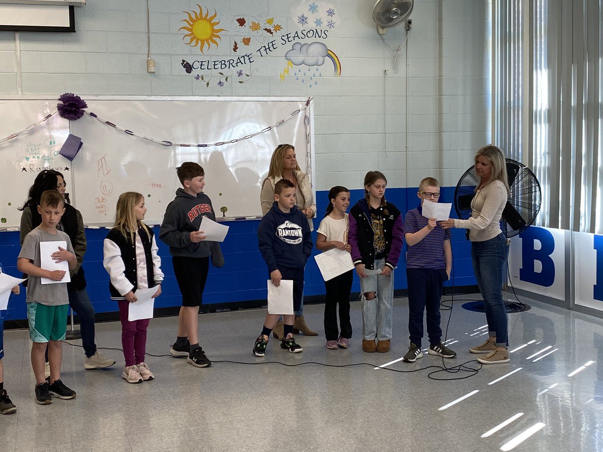 3rd grade students celebrated Arbor Day with a poster competition and reading essays on the importance of trees. A special thank you to the Howell Shade Tree Commission for donating a tree to our school and educating our students about trees . #HTPSSustainable 🌳 🌳 🌳