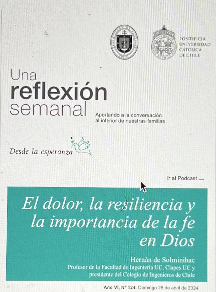 hdesolminihac's tweet photo. Comparto mi reflexión de esta semana en “Una reflexión semanal” @Iglesiastgo y @ucatolica “El dolor, la resiliencia y la importancia de la fe en Dios”, se basa en nuestra experiencia familiar descrita en mi libro “La vida golpea (a veces demasiado) fuerte”
https://t.co/53Isht7vDs https://t.co/O0WmzHEnzB