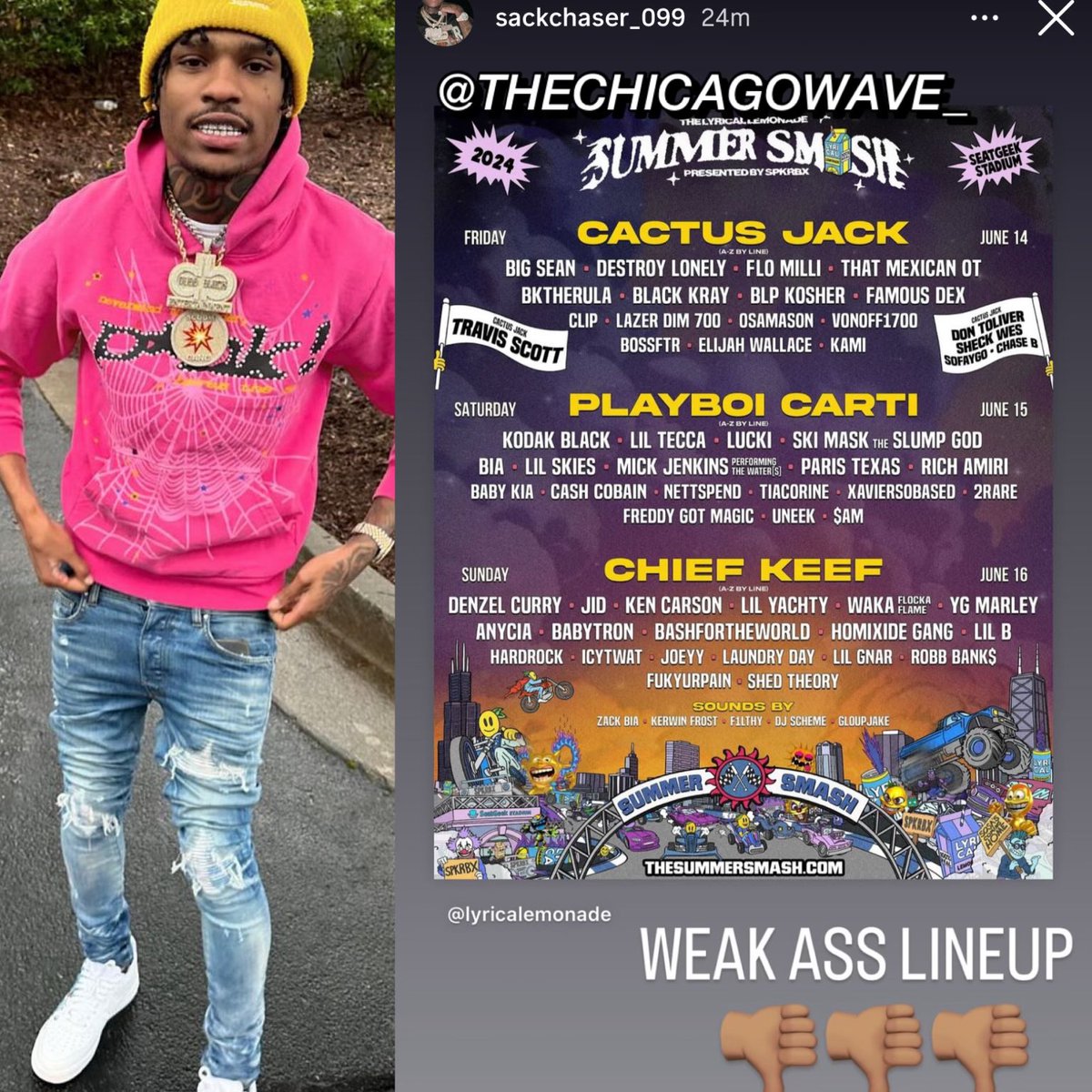 MAF Teeski reacts to Lyrical Lemonade's 2024 Summer Smash lineup 👀🎫