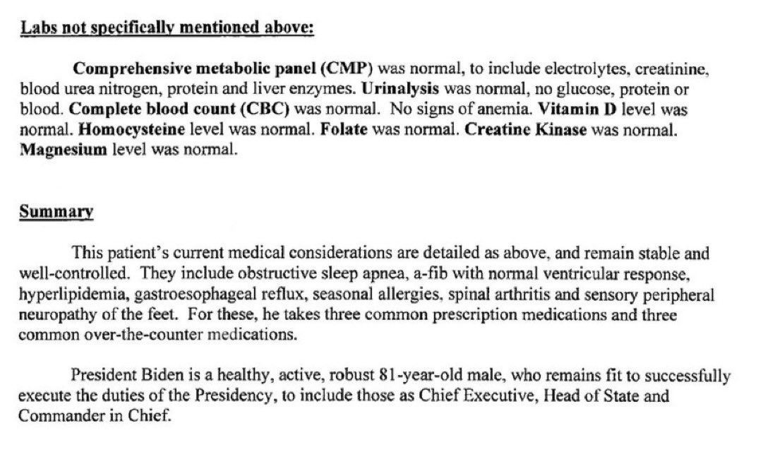 We learned in February from Biden's doctor that he has sensory peripheral neuropathy of the feet. It means they're are often numb which makes walking and going up/down the stairs a bit more difficult. MAGA wants to joke about him walking slowly to Marine One. Is it any