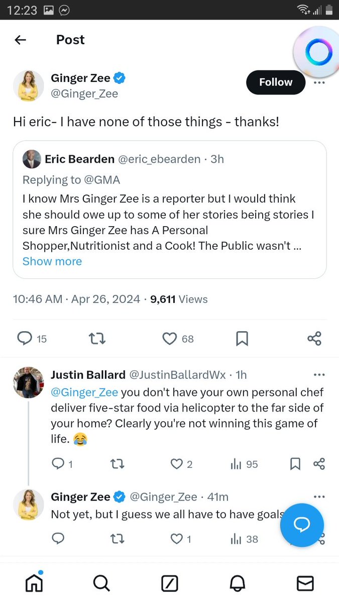 @girlscouts Yes Miss Girl Scouts,might of Mistakenly made a Misstep not realizing The Ramifications of my Actions,your Advanced Survival&Hunting Skills maybe you can get Mrs Ginger Zee Something from Target,Walmart or Costco,A personal Shopper that would include Lean  Cuisine Meals&Coupons😊