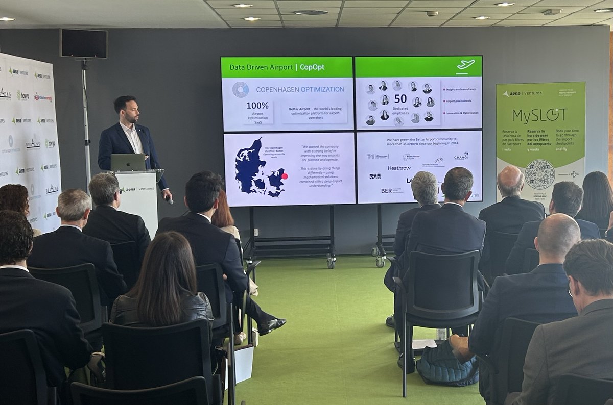 Today we held the #DemoDay of the second edition of #AenaVentures, with the presentations of the results of the pilot projects of the five winning #startups. The presentations have been fantastic. Congratulations teams! @Aena #openinnovation