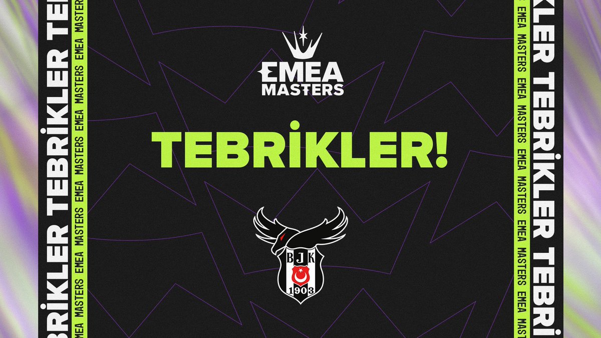 Kartal zafere uçuyor! 🦅 Sıradaki hedef #EMEAMasters Şampiyonluğu! Tebrikler @bjkesports 👊🦅🏆