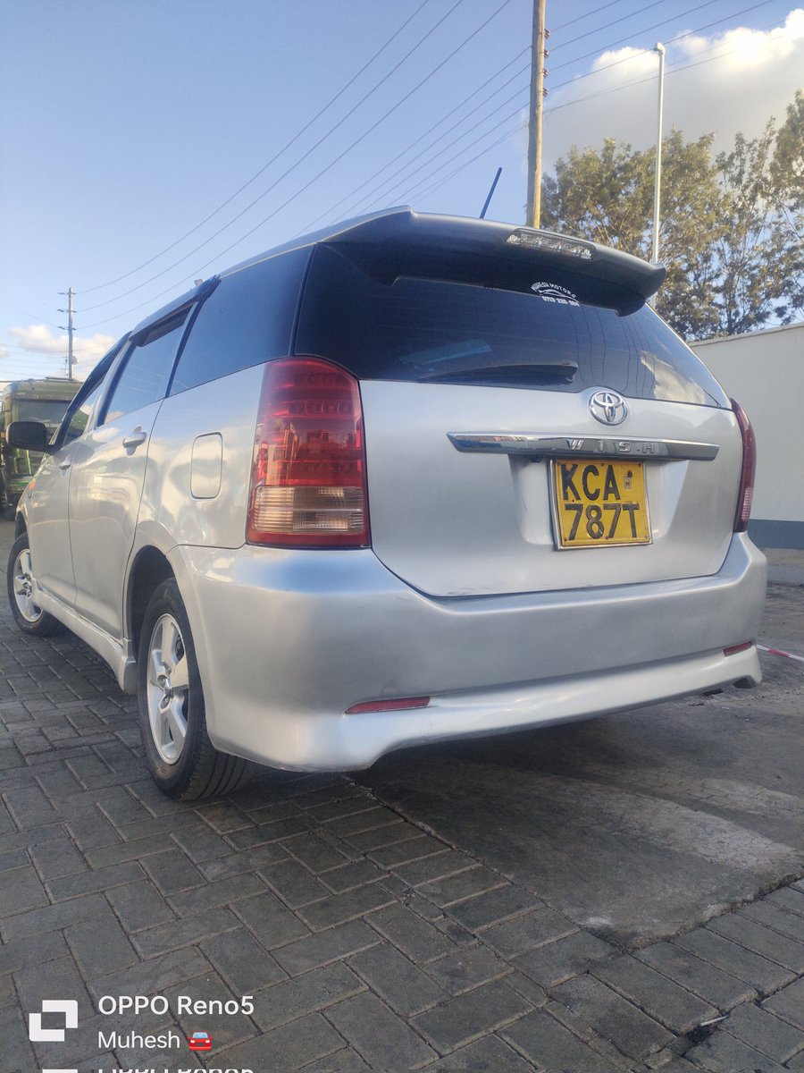 Toyota Wish 
Yom 2007
1800cc Automatic 
7seater (leather stitched)
Alloys, reverse camera.....
Price: 680,000
      📱0747230904