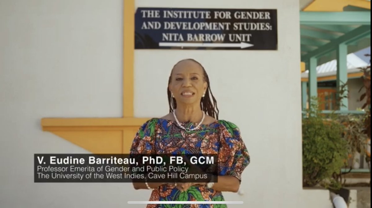 Dr. Hossein is on the campaign vote for Violet Eudine Barriteau for the CEDAW committee! Feminist political economists like Dr. Barriteau are WHO WOMEN WANT AND NEED advocating for us in the name of #genderjustice. 

WATCH HER CANDIDACY VIDEO ON YOUTUBE: youtu.be/hwggLDmT__8?fe…