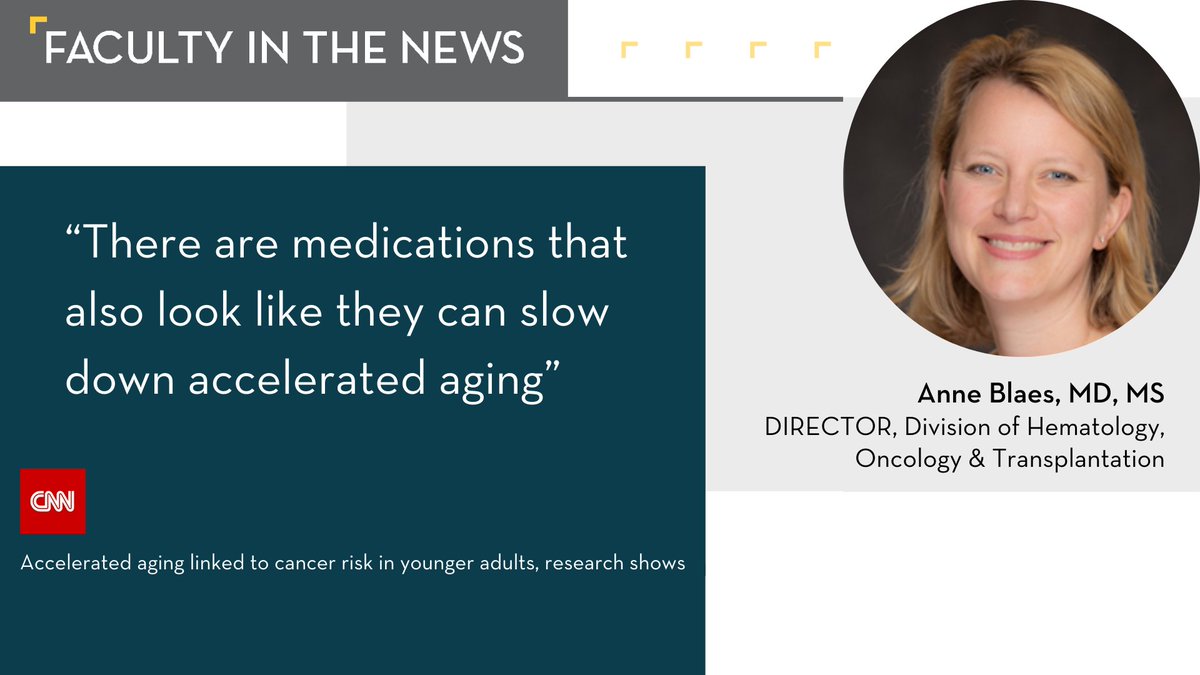 Researchers looking for clues about why some types of cancer are on the rise in younger adults say they've found an interesting lead: a connection to accelerated biological aging. Read more about a study on accelerated #aging and #cancer: cnn.it/4aMAQMW
