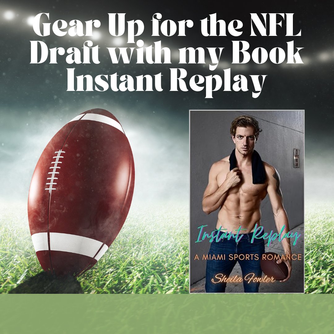 Gear up for the NFL Draft with my book Instant Replay: A Miami Sports Romance. Get ready to experience the excitement like never before! 🏈🌟 #NFLDraft #SportsRomance #RomanceBooks #RomanceReaders #MiamiDolphins #FinsUp amazon.com/dp/B0CQGVXMDP