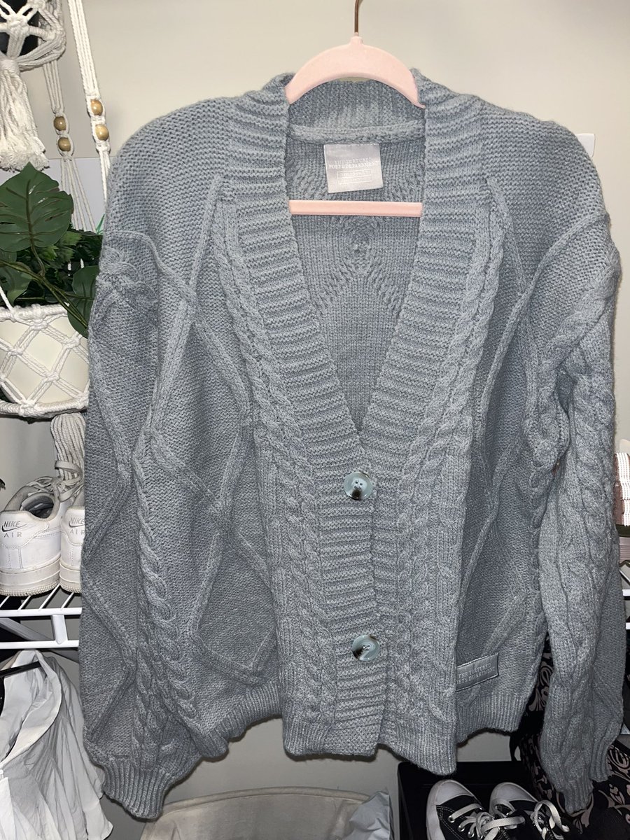 selling xs/sm gray TTPD cardigan, message me for more details :))