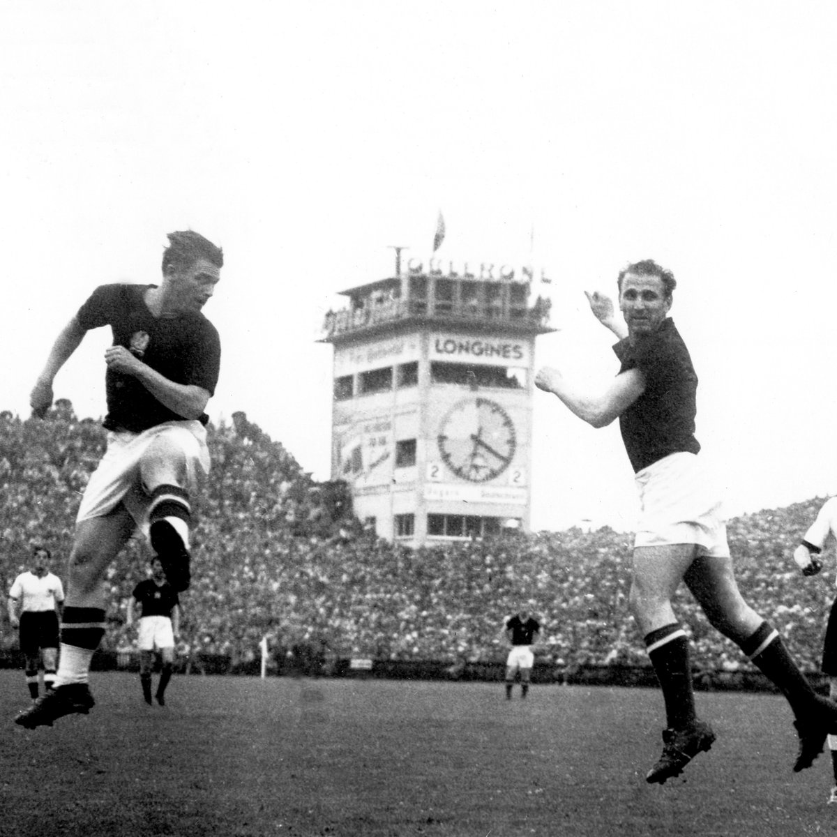 🏟️ One of the greatest upsets in @FIFAWorldCup Final history took place at the iconic Wankdorf Stadium in Berne 🇨🇭, where West Germany claimed their first World Cup victory in 1954 against favourites Hungary in the #MiracleOfBern 🏆