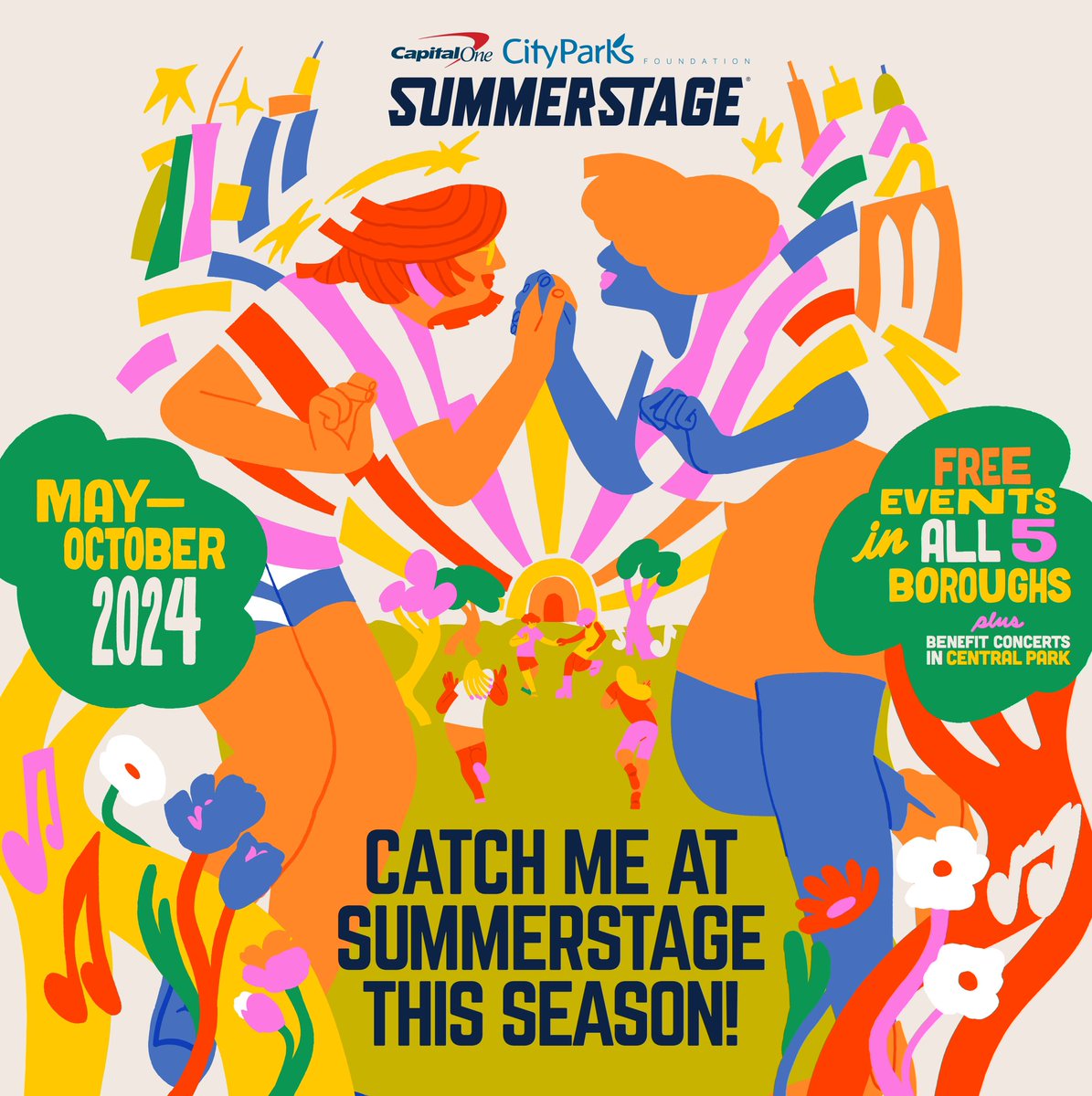 Hey New York! @SummerStage just announced their 2024 season and I’m playing in Tompkins Square Park on 8/25 for FREE! #summerstage #shareyoursummerstage