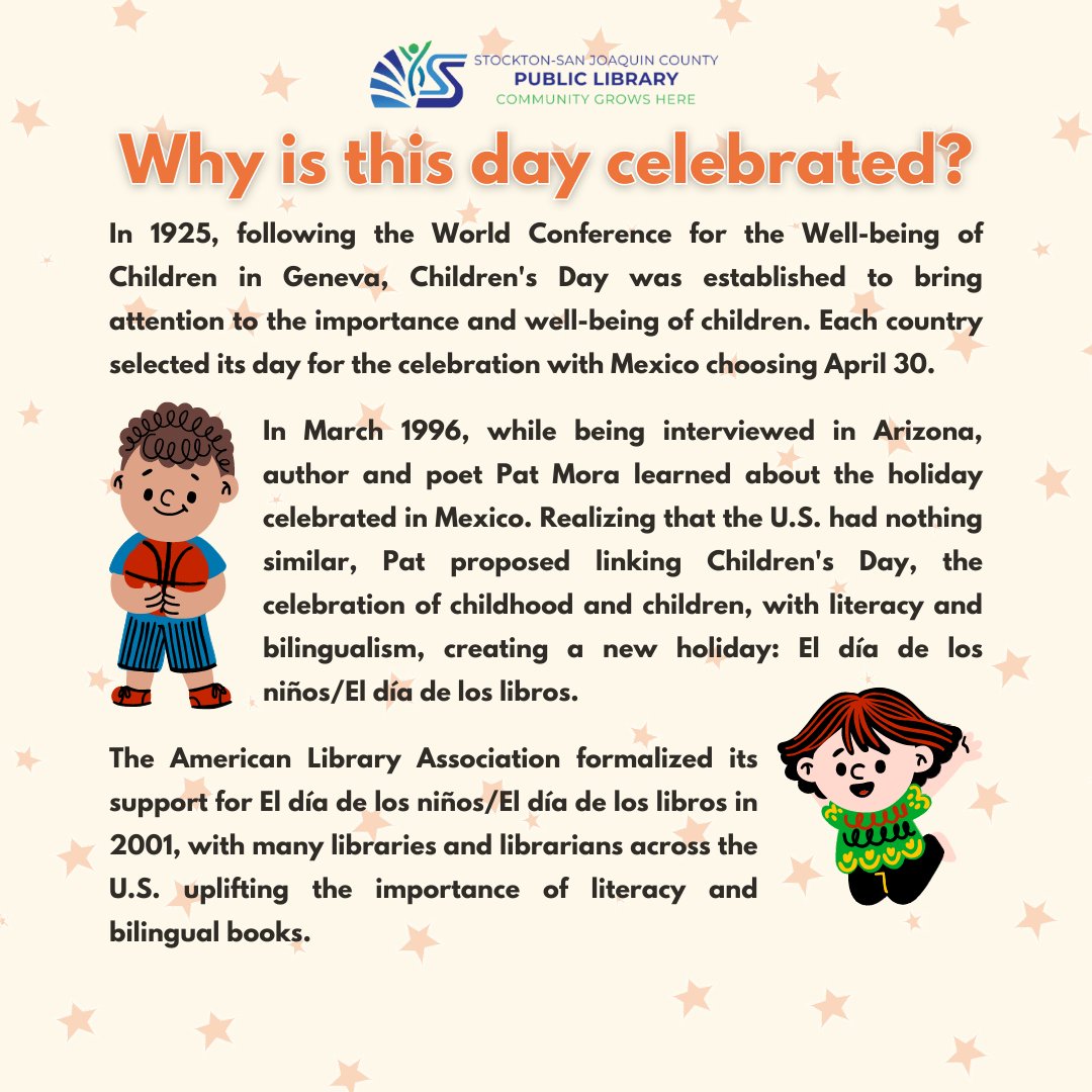 Today, we celebrate #DiaDelNino y de los Libros (Children's & Book Day)! Find out the origins of this festive literary day and enjoy some select reads that uplift and celebrate bilingualism. Find them in our catalog: stks.ent.sirsi.net/client/en_US/s…