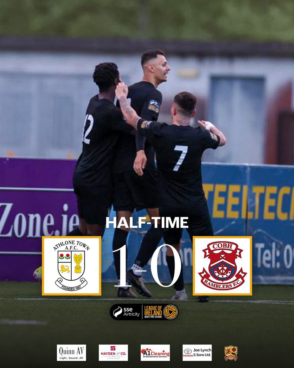 45+1' | Ahead at the break.

⚫️⚫️1-0🔵🔵

#CmonTheTown | #SupportLocal
🔵 ⚫️

📸 Peter Minogue