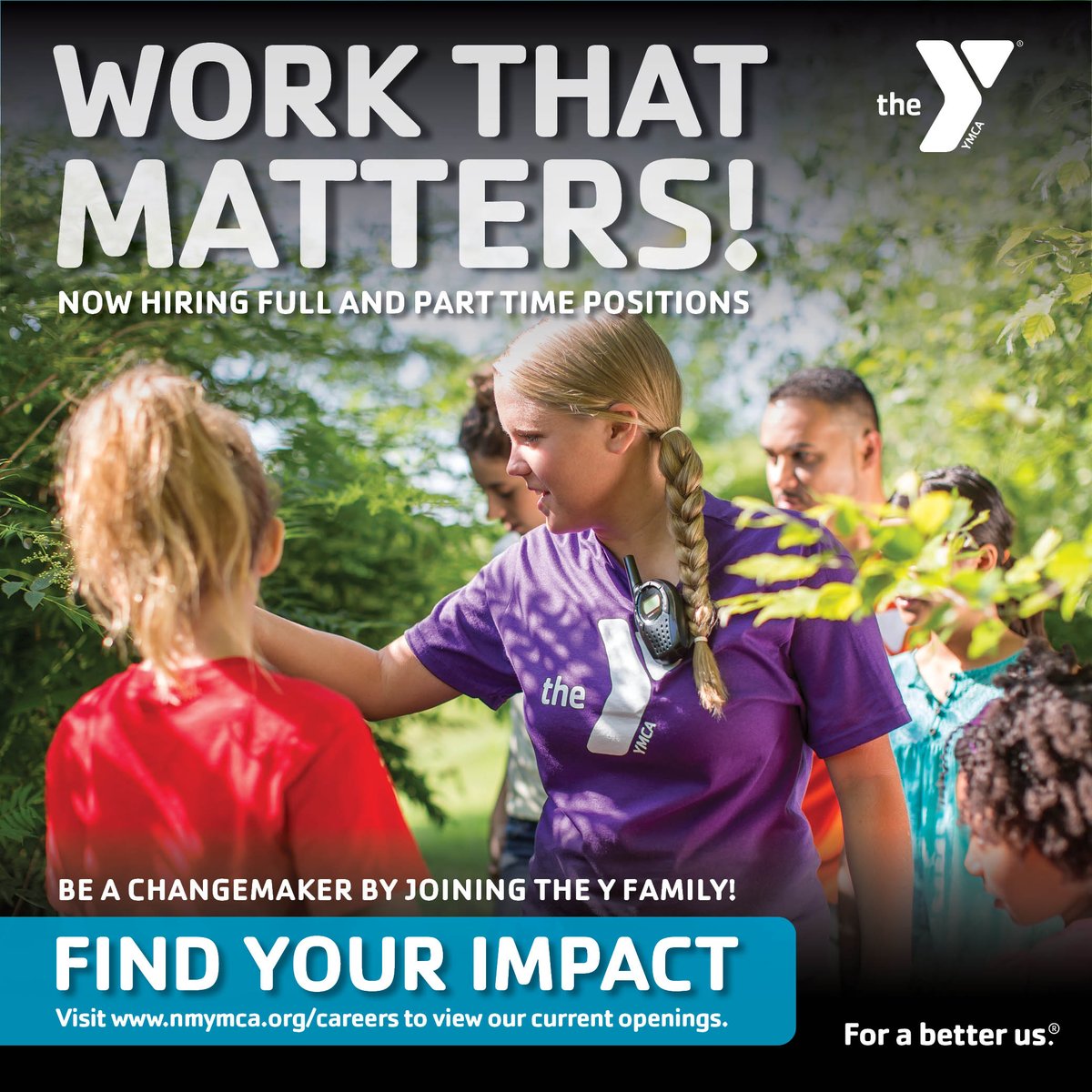 NMYMCA's tweet photo. Looking for a fulfilling career that makes a difference? The Y offers diverse opportunities in sports, wellness, childcare, administration, and more! Join us at https://t.co/dOsCZkPZHk to make a difference and contribute to meaningful work.

#NMYMCA #WorkThatMatters https://t.co/Nyjrdn2jyh
