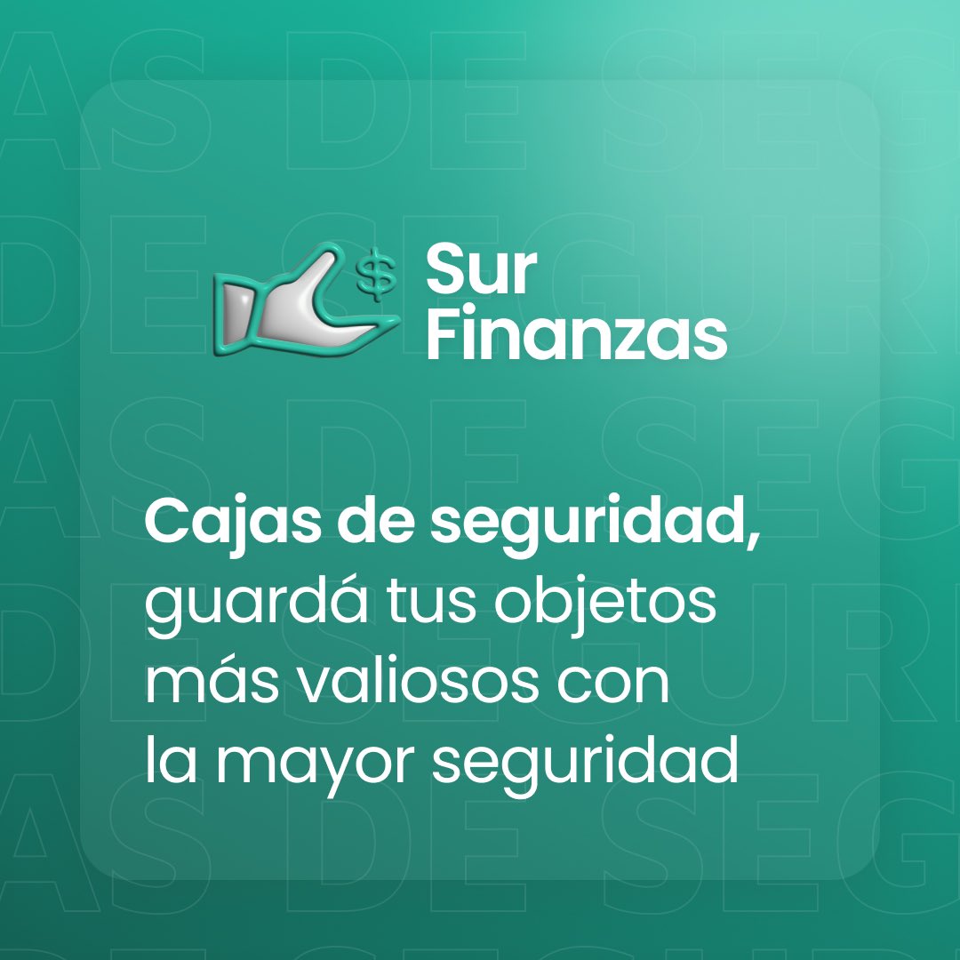 Cajas de seguridad exclusivas!🔐 La seguridad de nuestros clientes es fundamental. Resguardá tus objetos de valor con la máxima seguridad en nuestras cajas. Más info en 👉🏻surfinanzas.com.ar #surfinanzas #cajadeseguridad