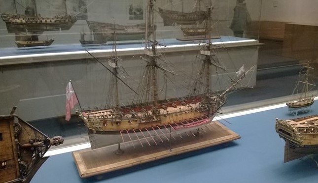 A small becalmed British warship, HMS Pulteney, fought a desperate battle off Gibraltar in 1743 with two rowed Spanish xebecs. She made use of her own “sweeps” for mobility during this unusual action. Click: bit.ly/3oRUUFz #NavalHistory #MaritimeHistory #18thCentury