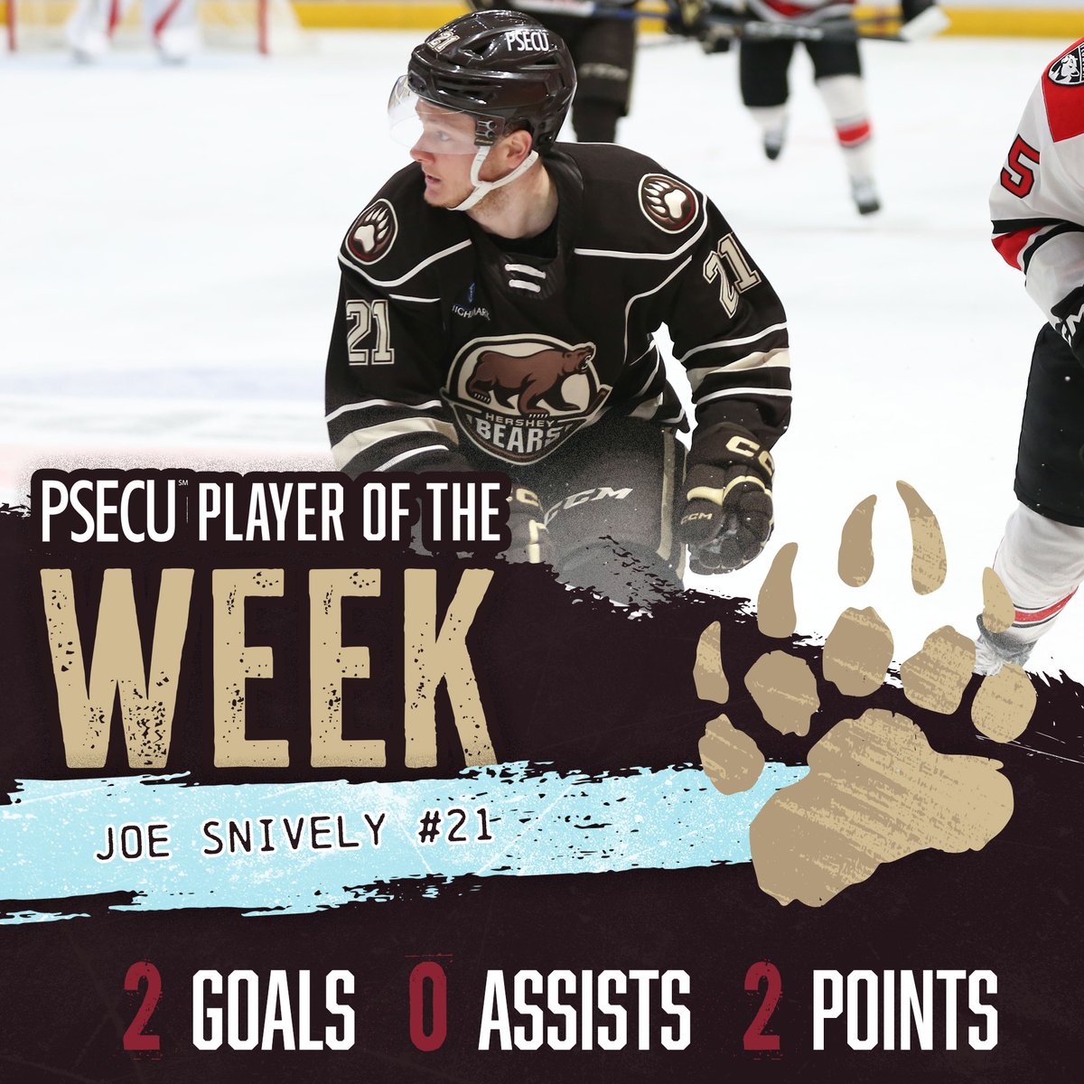 He finished strong and led the team in scoring with 59 points this season. Joe Snively is our final @psecu Player of the Week for the 2023-24 regular season!