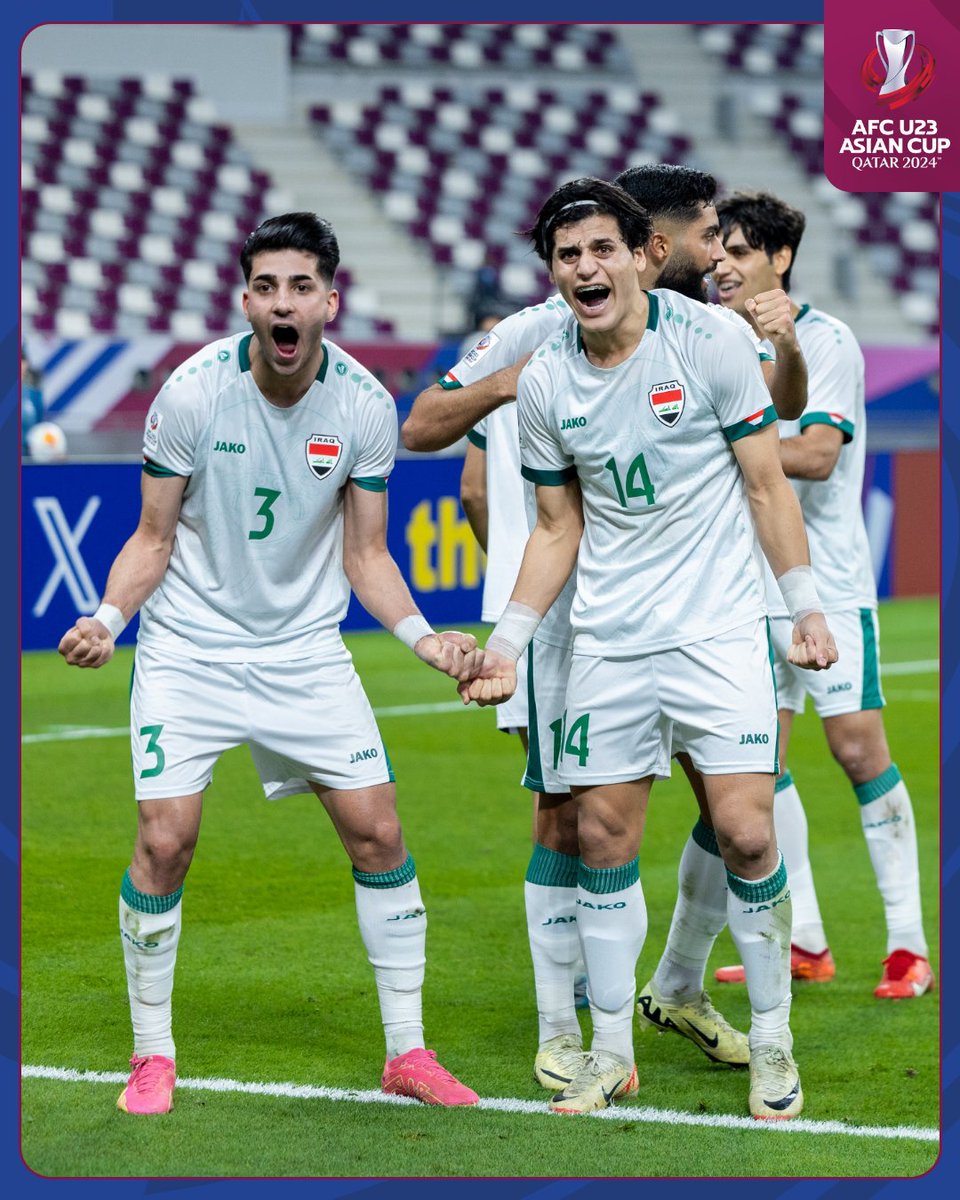 FULL TIME ⏰️

1️⃣ 🇮🇶 ➖️ 🇻🇳 0️⃣

Iraq are through to the AFC U23 Asian Cup Semi-Finals! 💪

#AFCU23 | #IRQvVIE