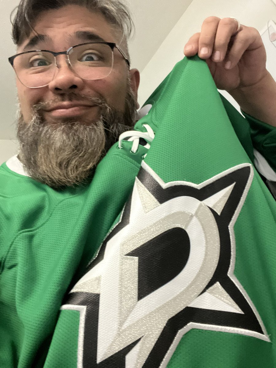 Got my new drip!! Let’s go <a href="/DallasStars/">Dallas Stars</a> !!!