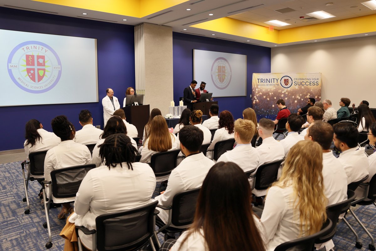 Here are some highlights from today's Pinning Ceremony!✨Congratulations to all of our 5th-term medical students who successfully completed their basic sciences and are moving on to clinical rotations! Yet another step closer to becoming wonderful physicians.🥳🥼🩺