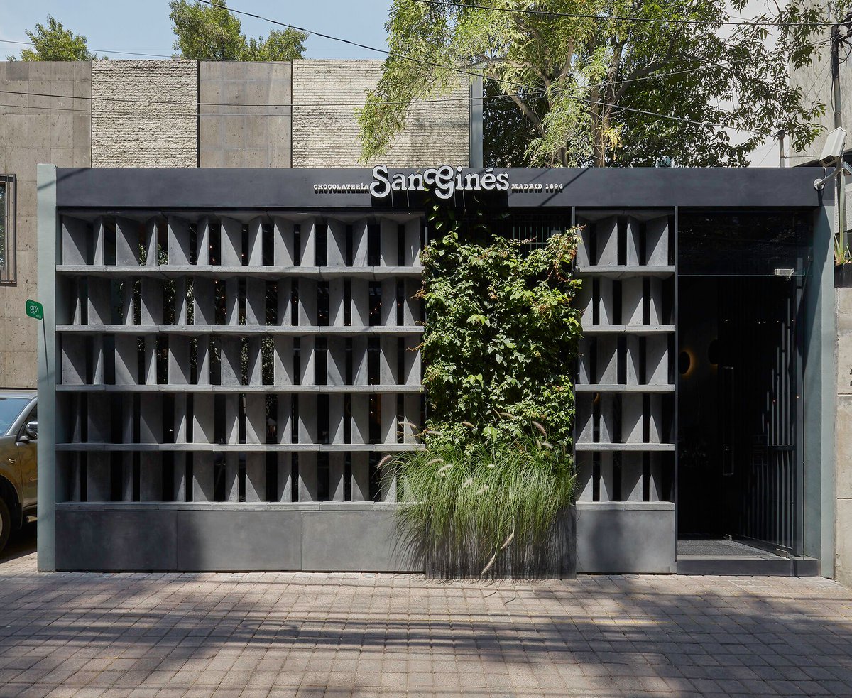 Chocolatería San Gines Mexico by GERARDO GARCIA studio buff.ly/3xMjm56 Photo: Hector Velasco