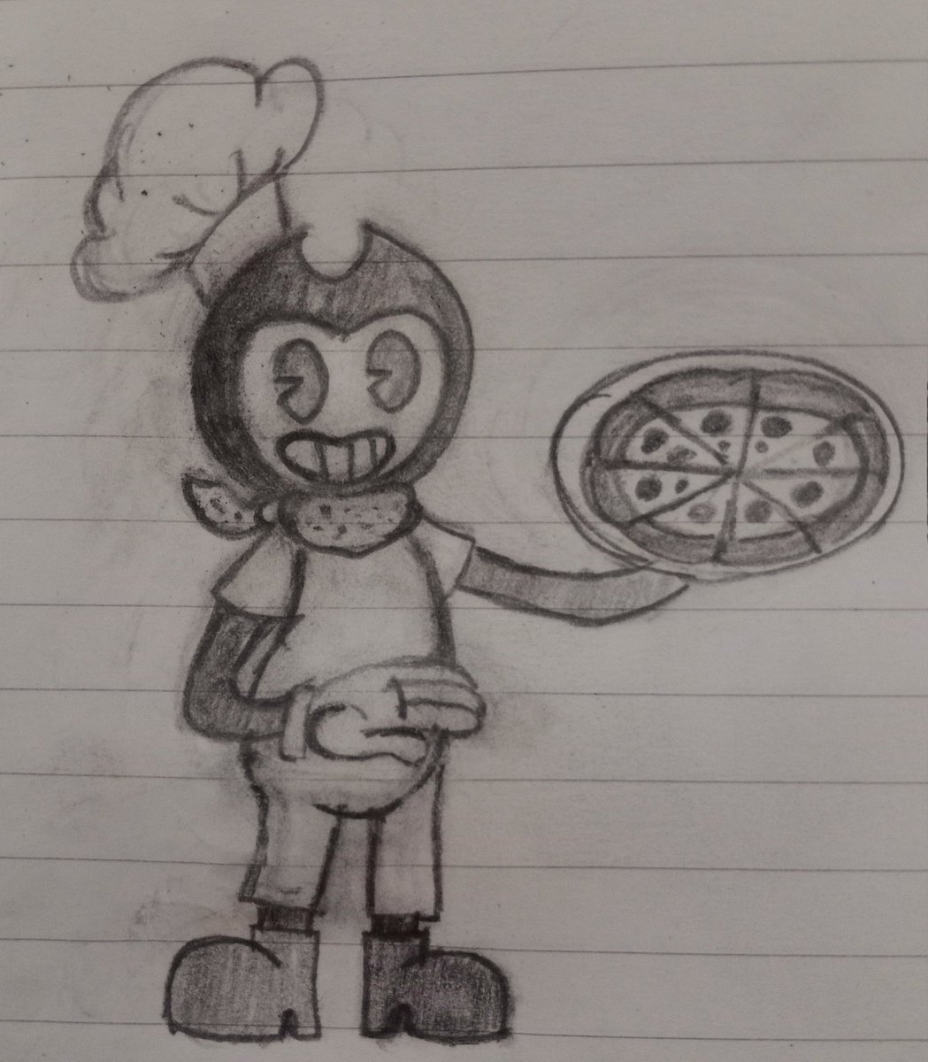 Who wants to try Bendy's pizza??
#JoeysArtChallenge 
#BENDY #BATIM