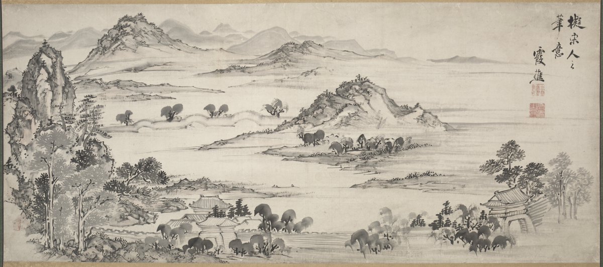 West Lake, by Ike no Taiga, mid-1700s

#bunjinga