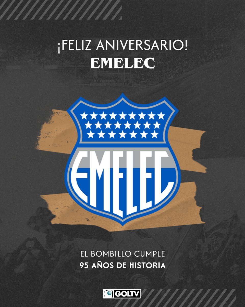 GOLTV Ecuador (@goltvecu) on Twitter photo ¡Felicidades <a href="/CSEmelec/">Club Sport Emelec</a> ! ⚡️
El Bombillo fue 14 veces campeón de la Serie A, y es también el primer campeón de la competición 🔥
#Emelec ¡Felicidades <a href="/CSEmelec/">Club Sport Emelec</a> ! ⚡️
El Bombillo fue 14 veces campeón de la Serie A, y es también el primer campeón de la competición 🔥
#Emelec