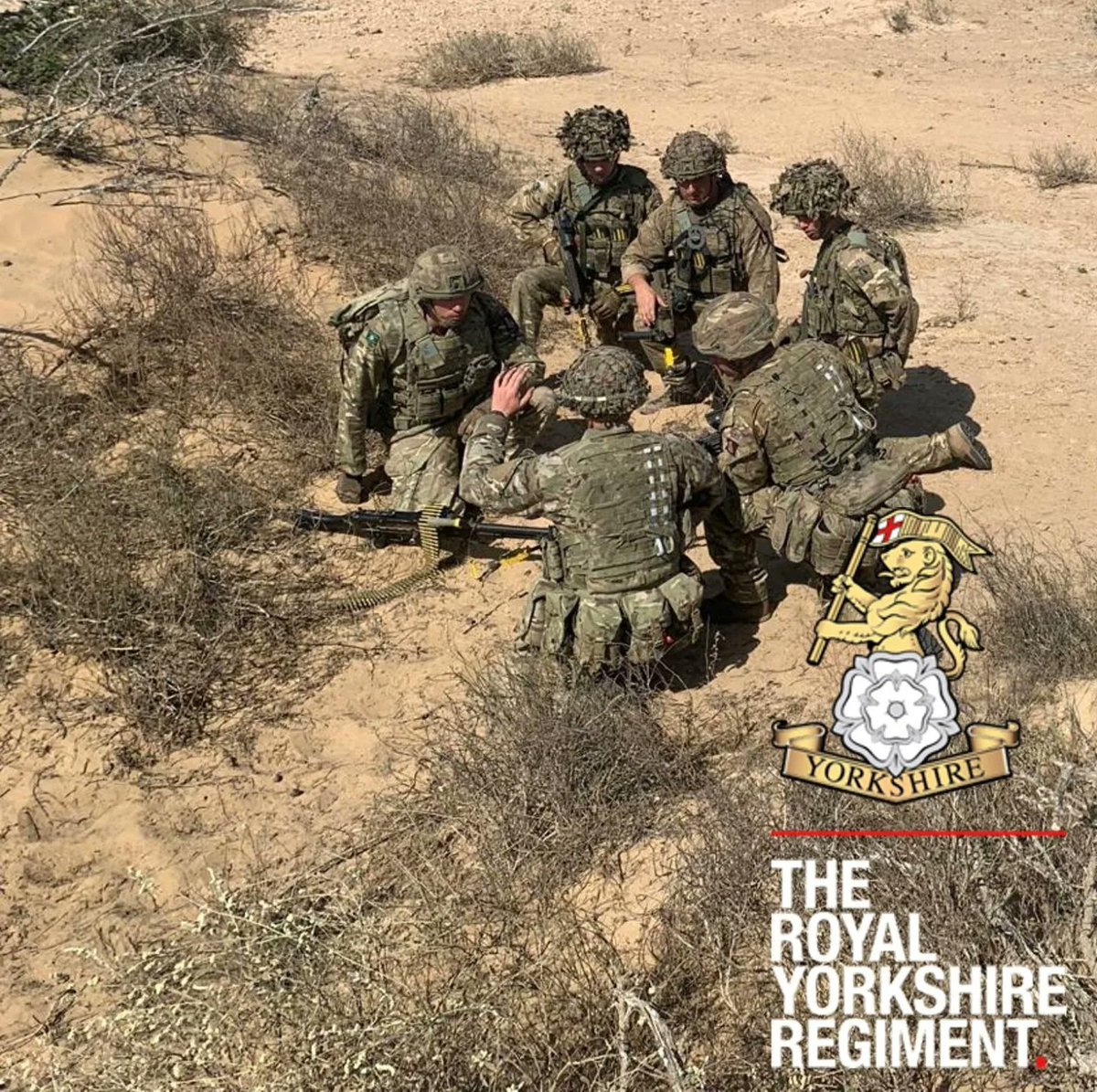 Our 1st Battalion recently returned from overseas training that saw them conducting Live Fire Tactical Training in arduous terrain and with a level of realism, scale, and resourcing that tested even the soldiers of our Yorkshire Infantry. @7thRats #fortunefavoursthebrave
