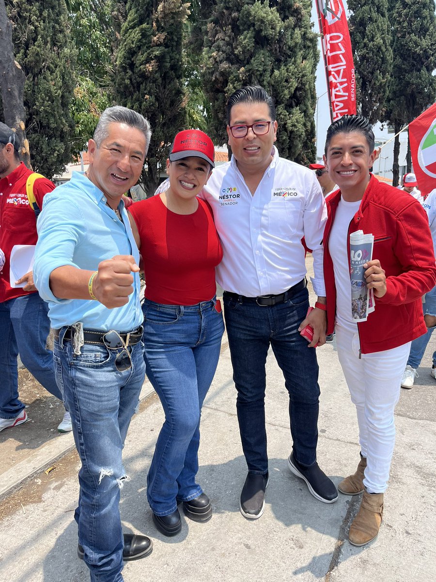Hoy toda la @RJXMex_Pue realizando brigada de crucero a favor de @NestorCamarillo en #Puebla, junto a @xitlalicceja y @JRafael_Tamer.

#ElPRISiResuelve
#VotaPRI