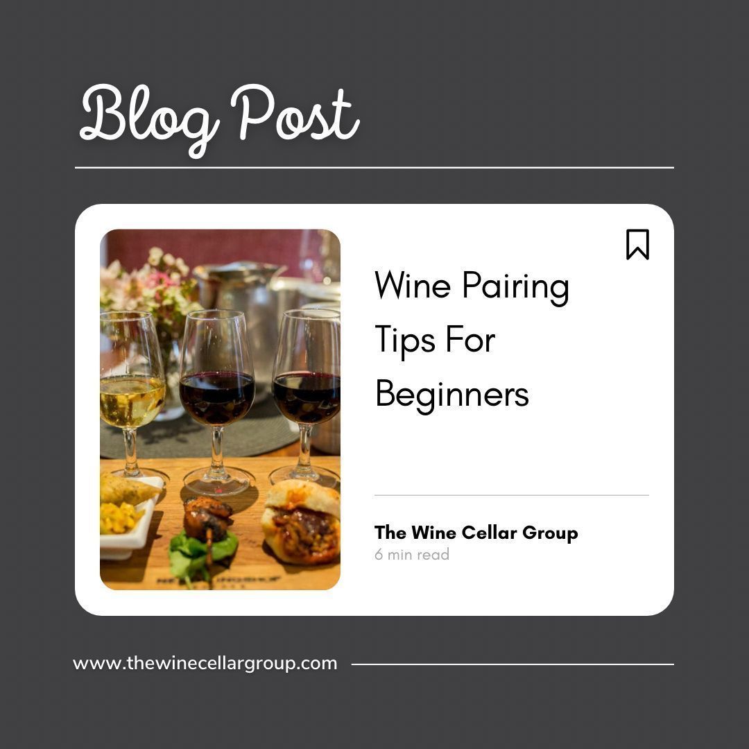 #OnTheBlog - Wine Pairing Tips for Beginners
Discover everything you need to know about pairing food with wine, like the best dishes to eat with a Sauvignon Blanc, to the top methods of pairing. Click to read: buff.ly/3S9ZO0e #TheWineCellarGroup