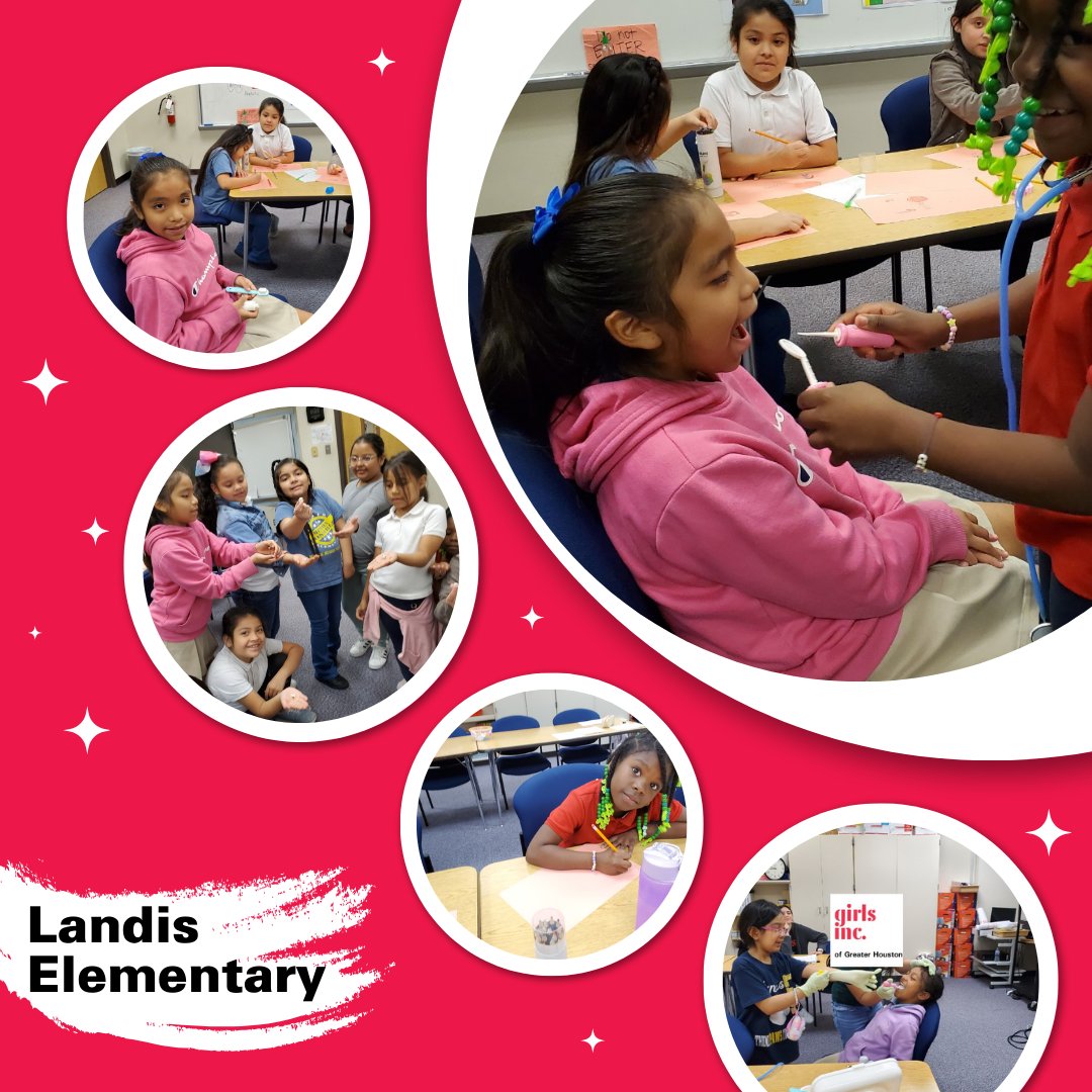 After our girls at @Landis_es finished their book, Baxter Meets a Visitor, they learned the proper way to brush their teeth. Then they practiced extracting teeth with cavities, just in case! 😁🦷🪥
#strongsmartbold #health #youthdevelopment #aliefisd #championforgirls #girlpower