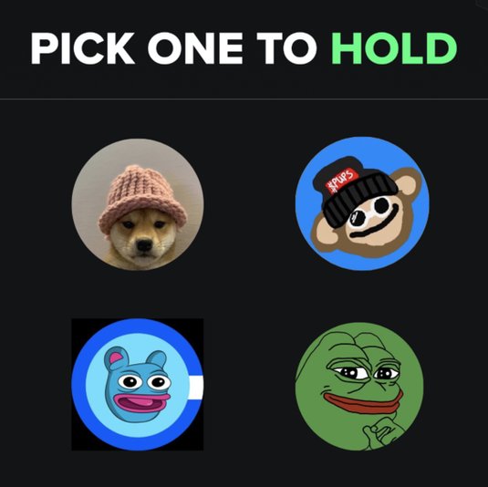 🚀 Let's talk #memecoins ! 

Which one gets your vote? 🐶 $WIF, 🐵 $PUP, 🐭 $BRETT, or 🐸 $PEPE ? 

Share your favorite and let's see which meme reigns supreme! 🌟💰

 #CryptoCommunity #MemeCoinMadness