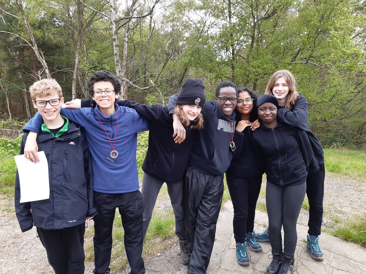 HCACPDofE's tweet image. Two terrific teams at the start and at the end of a successful DofE Bronze Practice Expedition!