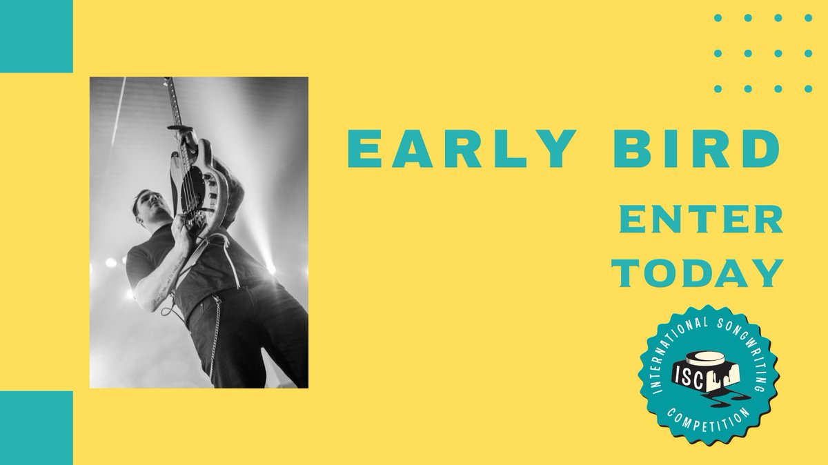 Friendly reminder: Early Bird entries are still open! Enter your songs today to save at the Early Bird rate. 🎤 Enter at songwritingcompetition.com🎶 #songwriters #singersongwriter #songwriter #song #isc2024 #musician #singer