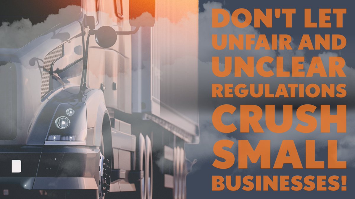 🚨 Alert! Unfair and Unclear Regulations Threaten Small Businesses! 

nclalegal.org/2024/04/ncla-l…

DOL's new independent contractor rule throws clarity out the window, leaving small businesses like Colt & Joe Trucking in a cloud of confusion. 
☁️ 🚛❓