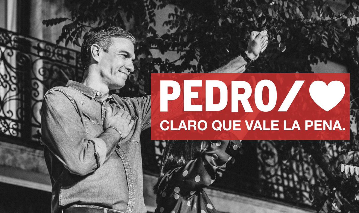 “Vuelvo a luchar como importa y a empezar por lo que empiezo…
A la calle que ya es hora…”

Masivamente con Pedro Sánchez!🌹❤️🌹

Mañana en Ferraz a las 11 y los que no podemos, estaremos delante de las Casas del Pueblo de toda España. 
¡Socialistas en pie! 
#ValeLaPena🌹❤️