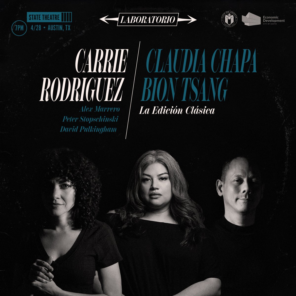 Paramount Theatre (@paramountaustin) on Twitter photo THIS SUNDAY 4/28: <a href="/carriemusictx/">Carrie Rodriguez</a>’s last Laboratorio of the season. Don’t miss this very special “Edición Clásica” that will blend classical music with classics from the Mexican Songbook, folk, rock n roll y mas! 🎸
Show @ 7pm | Doors @ 6pm
🎫 bit.ly/3tbzv2d THIS SUNDAY 4/28: <a href="/carriemusictx/">Carrie Rodriguez</a>’s last Laboratorio of the season. Don’t miss this very special “Edición Clásica” that will blend classical music with classics from the Mexican Songbook, folk, rock n roll y mas! 🎸
Show @ 7pm | Doors @ 6pm
🎫 bit.ly/3tbzv2d