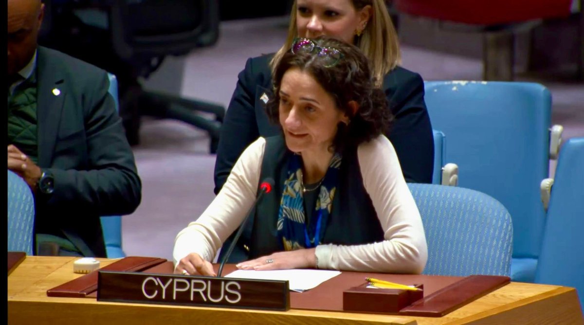 During the #UN Security Council 🇺🇳 debate on conflict-related sexual violence organized by 🇲🇹, Cyprus 🇨🇾 strongly condemned gender-based violence in all its forms & manifestations, #online and #offline, including all acts of sexual violence during armed conflicts. #CRSV #GBV