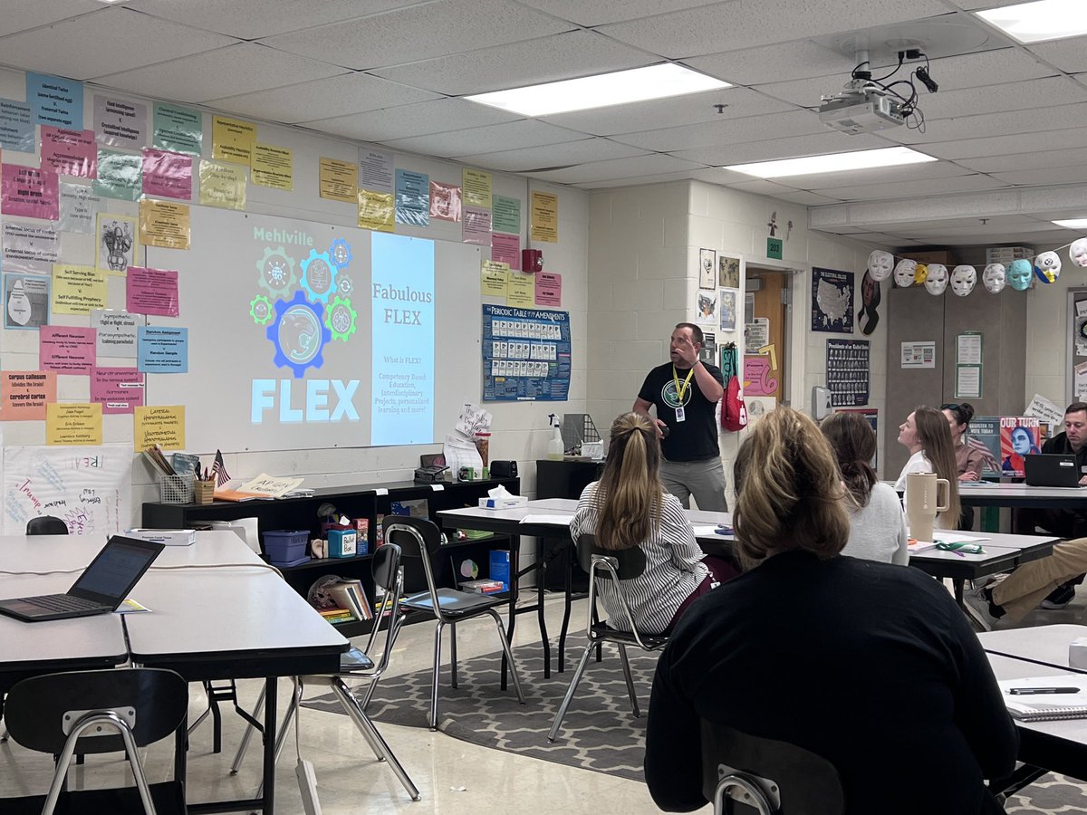 So impressed with Mehlville High School teachers sharing their “Panthers Present” information on how they are connecting their classroom practices to the PD they learned this year. Of course, they put their own spin on the topics as they apply to their great work!